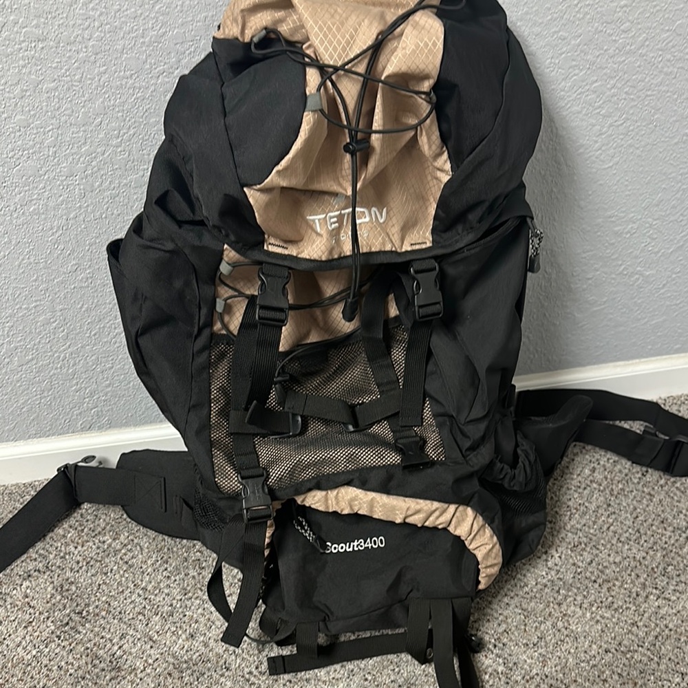 Black and Tan Backpack